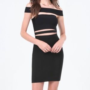 Bodycon bandage cutout dress